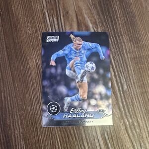 Stadium Chrome Erling Haaland Trading Card